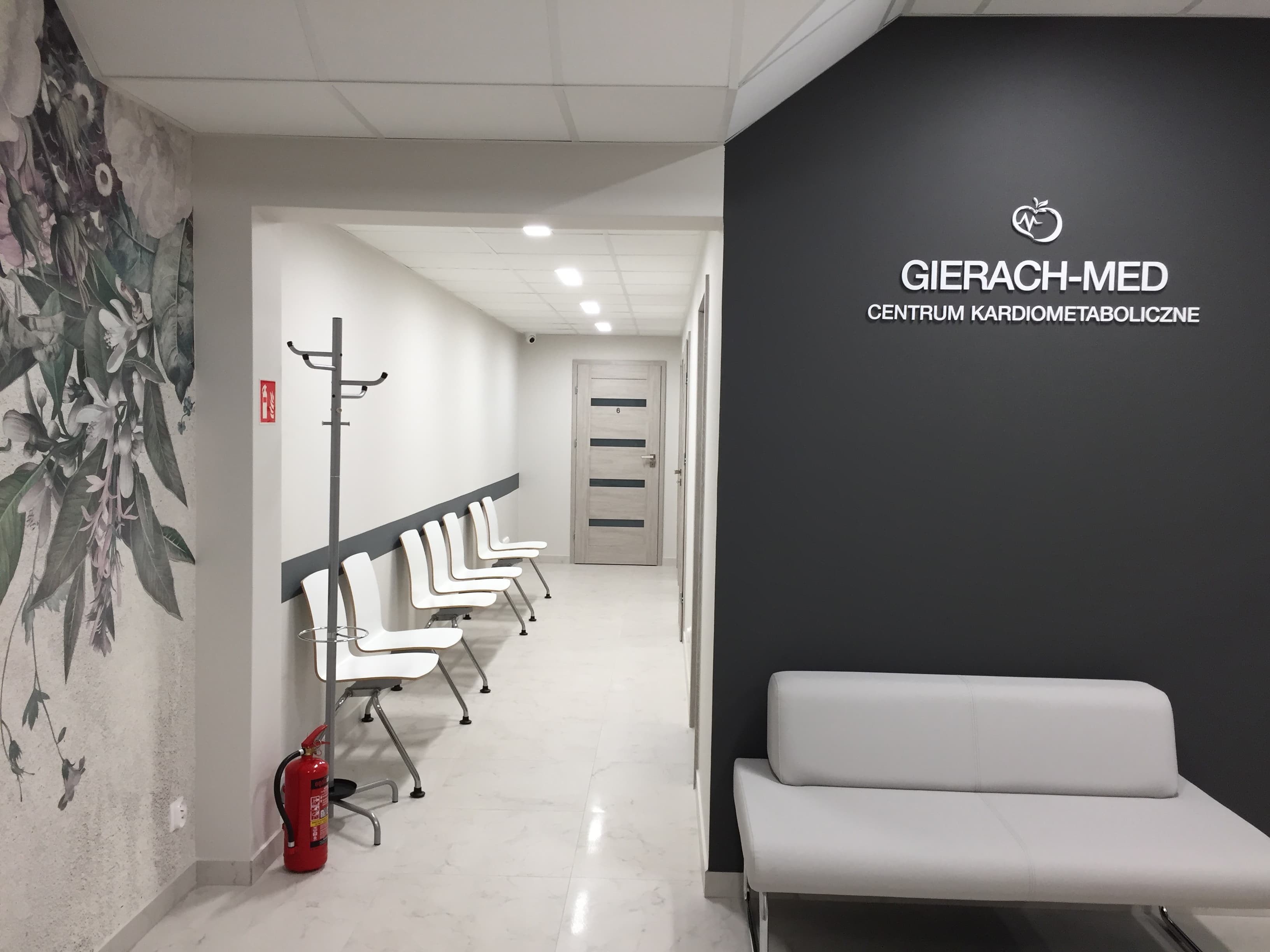 Wnętrze Centrum Kardiometabolicznego Gierach-Med